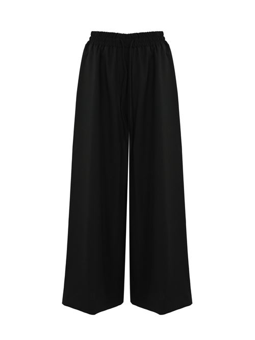 Pantalone cropped Elmo in lana stretch Nero WEEKEND MAX MARA | 2425136071600002